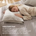 thumbnail image 2 of Fundas de almohada Bedsure Queen Linen, poliéster y microfibra, x2, 2 of 8