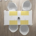 thumbnail image 3 of Ambesonne Yellow Place Mats Set of 4, Vintage Japanese Scales, Standard Size, Yellow White, 3 of 4