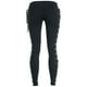 thumbnail image 2 of Leggings punk de cintura alta para mujer, pantalones ajustados con cordones góticos de Halloween (1 pieza), 2 of 5
