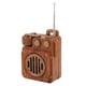 thumbnail image 4 of Radio con altavoz y Bluetooth Retro, sonido HiFi de grano de madera sin pérdidas, compatible con tarjeta de memoria de disco U, Altavoz Bluetooth con Radio FM, 4 of 5