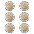 thumbnail image 3 of balikha 6pcs Christmas Macrame Wooden Ornaments in Handcrafted DIY Round Disks for The Crafts Kids Suspended Crafts Decorations Decorations Set E, 3 of 9