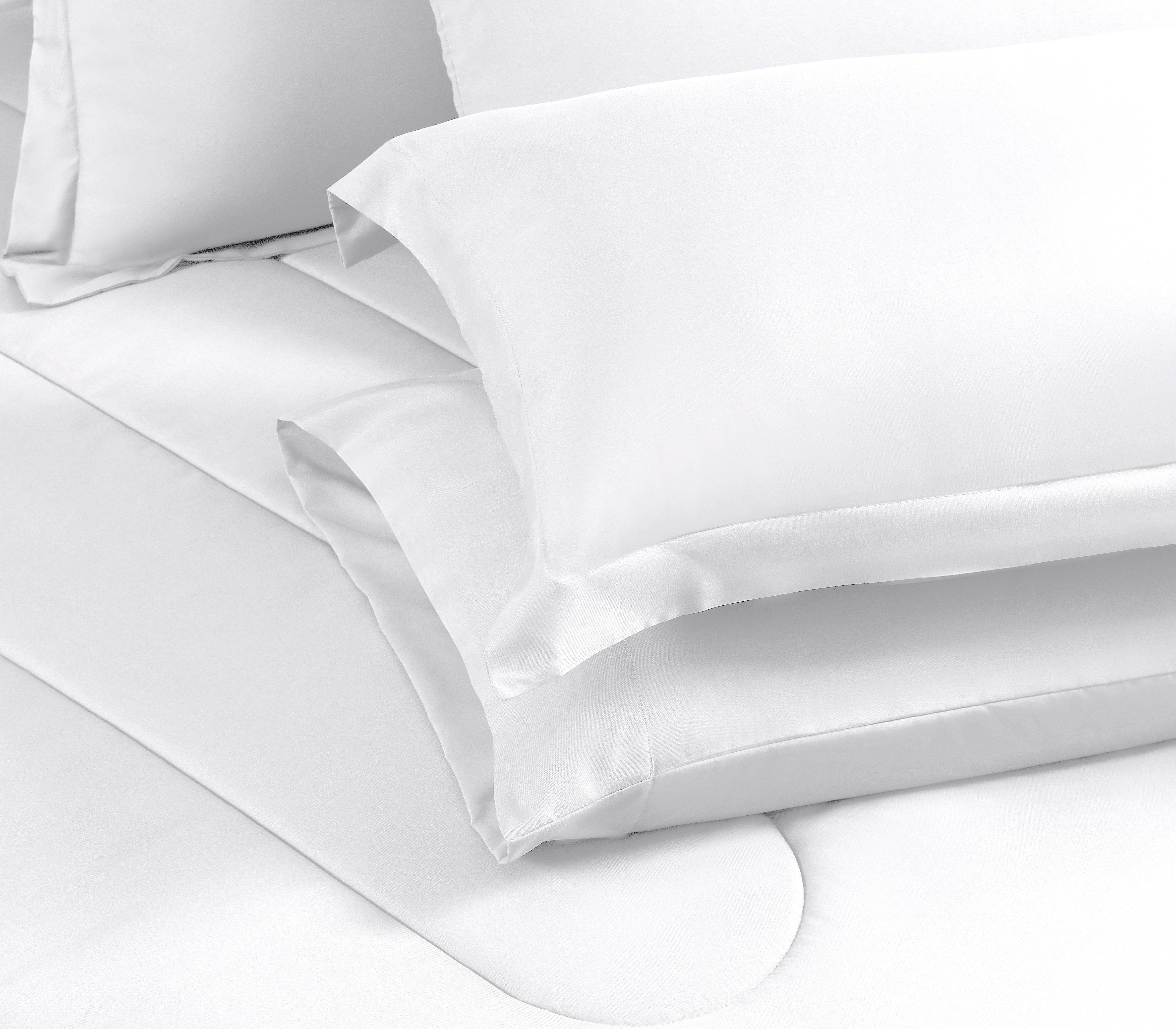 Swift Home Luxury 6 Piece Bed in a Bag, Comforter Set, All Season Complete Bedding Set, Twin/ Twin XL, White