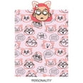 thumbnail image 3 of Disney Pixar Turning Red Nogginz Pillow & Travel Blanket Set - 'Personality' Design, 3 of 3