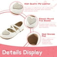 thumbnail image 2 of Ablanczoom Girls Flats for Dress: Sandals Girl Ballet Flats Wedding Party School Shoes, 2 of 6