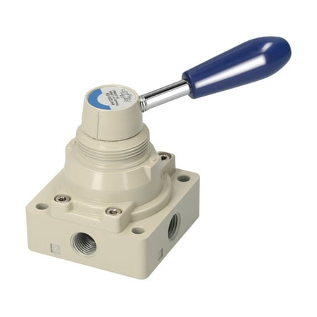 Rotary Lever Hand Valve 1/4'' Pt Air Control 3 Position 4 Way Air ...