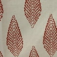 thumbnail image 4 of Plutus Brands Red Plutus Large Leafs Floral Luxury Throw Pillow 26 in x 26in, Double Sided 26" x 26", 4 of 9