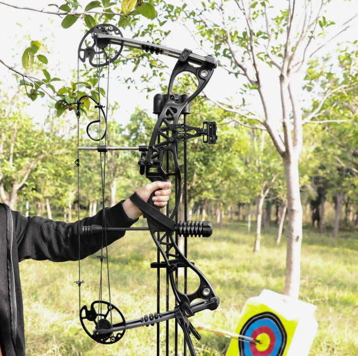 M126 Black Compound Bow 0-70 lb Adjustable