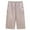 Khaki, variant on YUGYXL Fashion Cotton Shorts for Women Loose Plus Size Bermuda Pants with Pockets Elastic Waist Lightweight Knee Length Pants Khaki XXXL