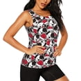 thumbnail image 2 of Easygdp Cute Dog Women's Workout Tank Top, Running Top, Hiking Shirt, Quick-Dry for Running, Yoga, Hiking - X-Large, 2 of 9