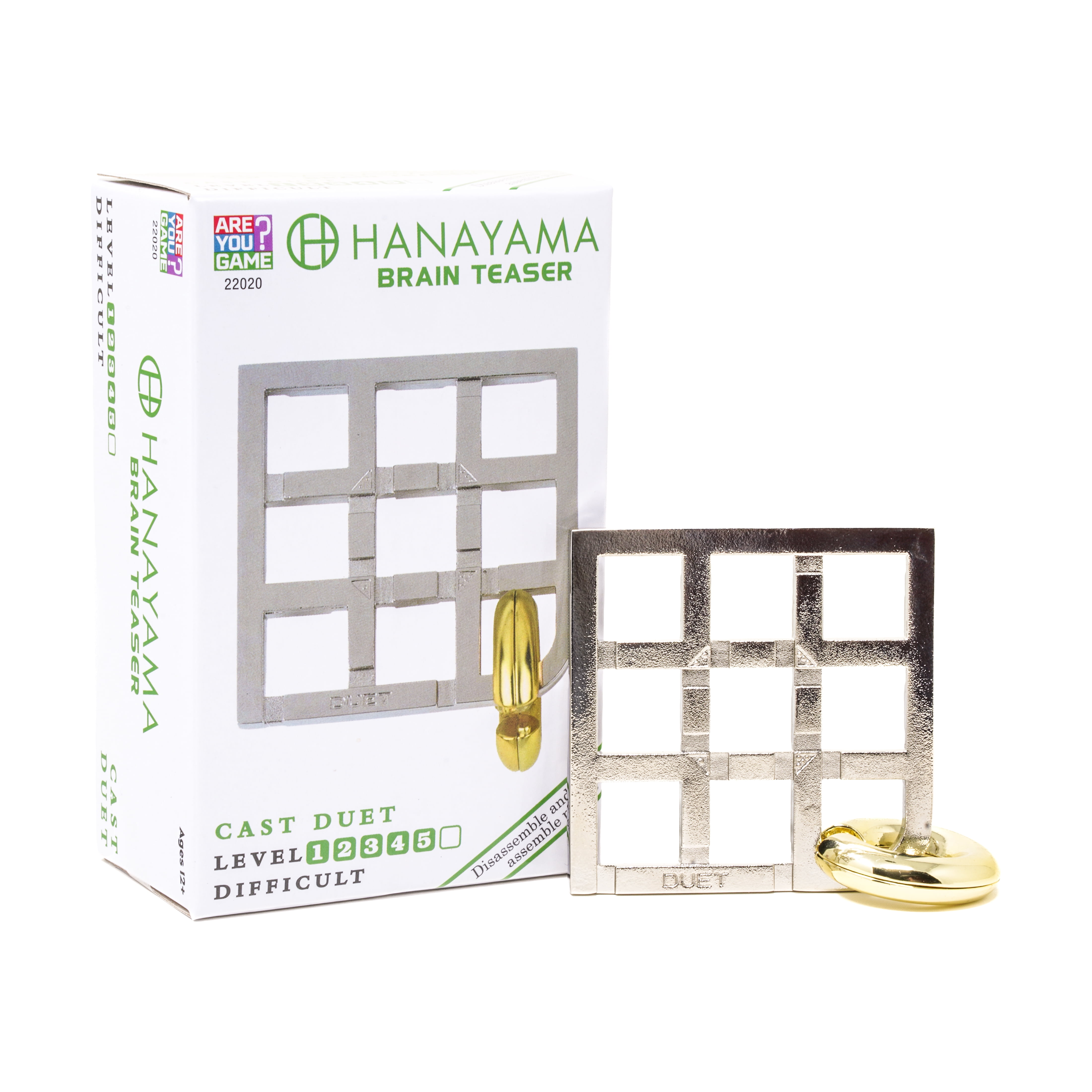 AreYouGame.com Hanayama Level 5 Cast Puzzle - Duet