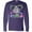Purple, variant on Inktastic St. Petersburg Florida Cute Swimming Manatee Long Sleeve T-Shirt