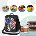 thumbnail image 4 of Disketp Largemouth Bass Fish in USA Bolsa Térmica Estampada para Almuerzo, Lonchera para Hombres y Mujeres Adultos, 4 of 7