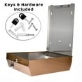 thumbnail image 5 of Alpine Industries Copper Brushed Stainless Steel C-Fold/Multi-Fold Paper Towel Dispenser 2 Pack, 5 of 5