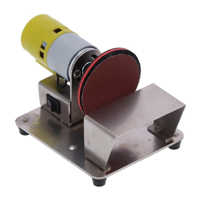 Amoladora de disco eléctrica, pulidora, lijadora, 3 pulgadas, para madera, plástico, vidrio, enchufe de CA 110-240 V para EE. UU.