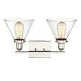 thumbnail image 4 of Drake 2-Light Bathroom Vanity Light in Polished Nickel, 4 of 6