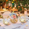 thumbnail image 4 of Candelabro en forma de luna Cateissary decoración de bodas metal plateado, 4 of 6