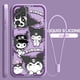 thumbnail image 2 of Kuromi Melody dibujos animados para Samsung Galaxy A73 A54 A34 A53 A33 A52 A32 A22 A71 A51 A21S A03S 4G 5G funda de teléfono de cuerda líquida Fundas xuanjing  unisex, 2 of 2