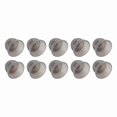 thumbnail image 2 of 10-Pack Soft Silicone Hearing Aid Tips, 12mm Double Layer Domes, Washable & Anti-Static, Black Removable Earpiece Covers, 2 of 5