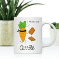 thumbnail image 2 of Koyal Wholesale Funny Food Pun 11oz. Ceramic Coffee Tea Mug, Carrot, 2 of 5