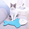 thumbnail image 3 of Bingirl Chat Toy Ensemble Sisal Cactus Forme Coussin Nid Chat Gratter Tampon Forme de Poisson Couverture de Couchage, 3 of 9