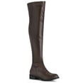 thumbnail image 1 of Unique Bargains Women's Women's Round Toe Block Heels Over Knee High Boots, 1 of 7