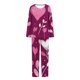 thumbnail image 5 of RKSTN Valentine's Gifts Pajamas Set for Women Oversized Crewneck Valentine's Day Loves Heart Graphic Printed Loungewear Matching Set Womens Casual Loose Long Sleeve T Shirt and Pjs Pant 2 Piece Set, 5 of 6