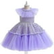 thumbnail image 3 of Vestido de lentejuelas para niñas Vestidos de princesa Vestido de tutú de encaje para niños-n, 3 of 5