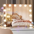 thumbnail image 1 of Espejo de Tocador MINISO 46x36 cm con Luces LED y Bluetooth, 1 of 9