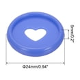 thumbnail image 2 of 24mm Plastic Book Binding Discs, 22 Pack Discbound Expansion Discs Heart Binder Rings for DIY Notebook Planner, Lavender Color, 2 of 6