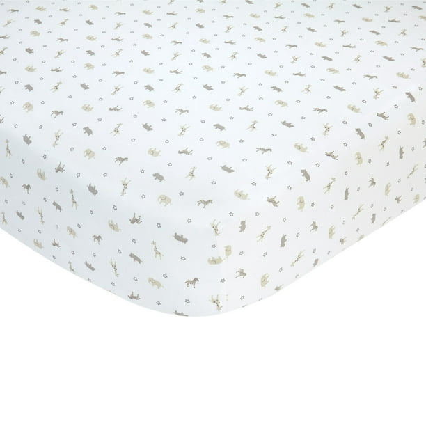 carter's® Safari Sateen Fitted Crib Sheet Bed Bath & Beyond