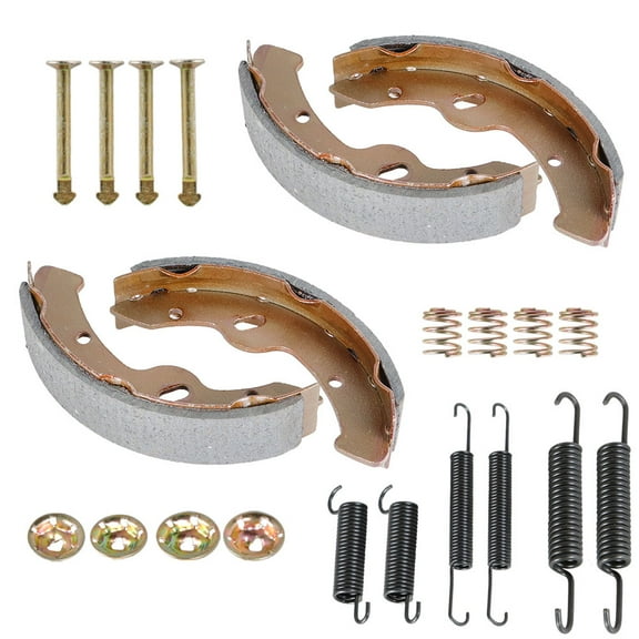 EPOTOOR Fits For 1997-Up EZGO Golf Cart Brake Shoes & Spring Kit TXT Medalist