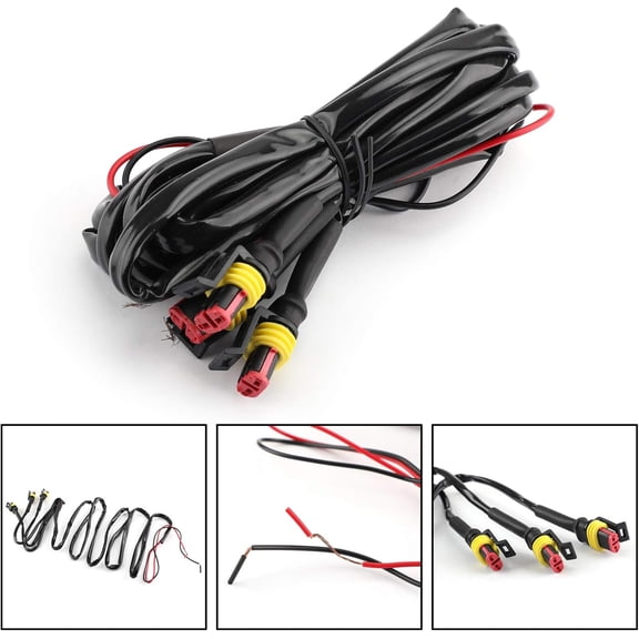 Raptor Grille Grill LED Light Wiring Harness Cable Fit For Ford F-150 F150