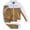 Beige/White, variant on Women's 2-piece tracksuit Fashionary Track Jacket & Jogger Track pants Suit