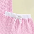 thumbnail image 4 of mgoYE Toddler Girl Clothes 3t Kids Girl Clothes Heart Print Sleeveless Top and Shorts Baby Girl Summer Outfits Short Set(Pink,2-3 Years), 4 of 7
