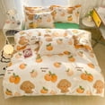 thumbnail image 4 of Azul a cuadros Oso Naranja Dog Bedding Sets, 4 of 5