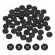 thumbnail image 1 of Uxcell 50pcs Botón de Costura 11mm 4 Agujeros Botones Redondos de Resina para Manualidades, Negro, 1 of 6