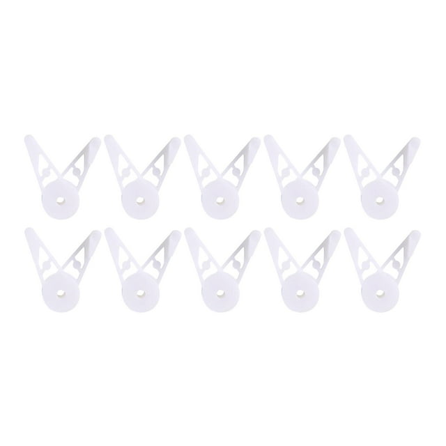 jinwen 10Pcs Plant Stem Training Clips Reusable Shaping Support for Fruit Tree Twig White