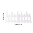 thumbnail image 2 of GOOHOCHY  Wooden Fence Landscape Fences Xmas Tree Decorations Christmas White, 2 of 8