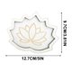 thumbnail image 1 of Bandeja de madera de cristal de loto blanco Tainini, soporte decorativo para exhibición de piedras preciosas, cuenco, plato y joyería., 1 of 4