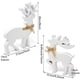 thumbnail image 3 of XWSHYW Decoraciones para El Hogar Adornos Navideños Reno de Madera Blanco Manualidades Armario Alféizar Decoración Festiva para El Hogar, 3 of 5