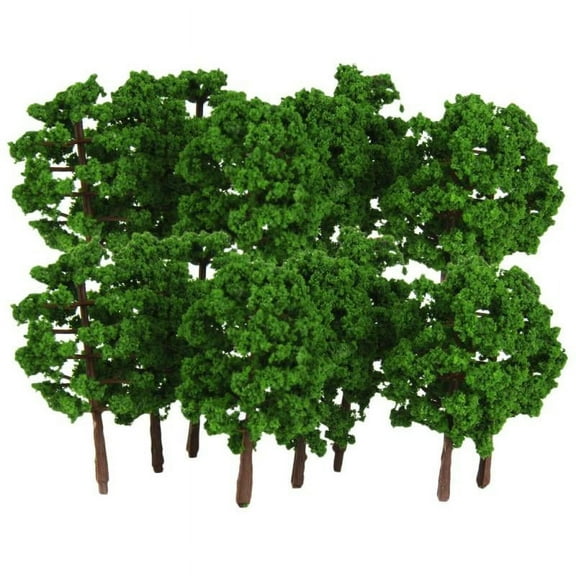 40x Model Trees Layout Train Railway Diorama Landscape Scenery 1:150 N Scale