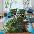 thumbnail image 2 of Jack el Cazador de Gigantes Conjunto de sábanas temático, trío de piezas, cómodo y amigable con la piel, diseño único, regalo de decoración para el hogar para familiares, amigos y fans,140cm *210cm, 2 of 6