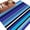 Blue Purple, variant on Mexican Style 2'x6' Runner Rugs for Hallway Kitchen Bedside Non Slip Washable, Colorful Mexico Stripes Green Red Entryway Rug Runners with Rubber Backing, Long Carpet Runner for Laundry Room