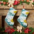 thumbnail image 6 of Lsque Daisy Flowers Pattern 18 Inch Christmas Stockings, Festive Holiday Stocking for Christmas Decorations Holiday Decor, 6 of 8