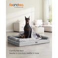 thumbnail image 2 of Feandrea Cama para Perros, Cama Ortopédica para Perros, Cama para Perros Grande, Impermeable, Funda Extraíble y Lavable, Sofá para Perros con Fondo Antideslizante, Bordes Elevados, 48 ​​x 33 x 8 Pulga, 2 of 5
