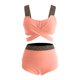 thumbnail image 5 of Trajes de baño para mujer, conjunto de traje de baño camisola sin espalda de color sólido informal y de moda para mujer, trajes de baño para mujer, trajes de baño para mujer, traje de baño para mujer,, 5 of 6