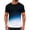 Dark Blue, variant on Men's Gradient Crew Neck T-shirt Short Sleeved Quick Dry Casual Tees Workout Lightweight Summer Beach Tops Shirts