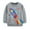 Gray b, variant on Spazoro Toddler Boys Sweatshirt, Long Sleeve Cute Printed Casual Round Neck Tops For Kids Orange Size 4T