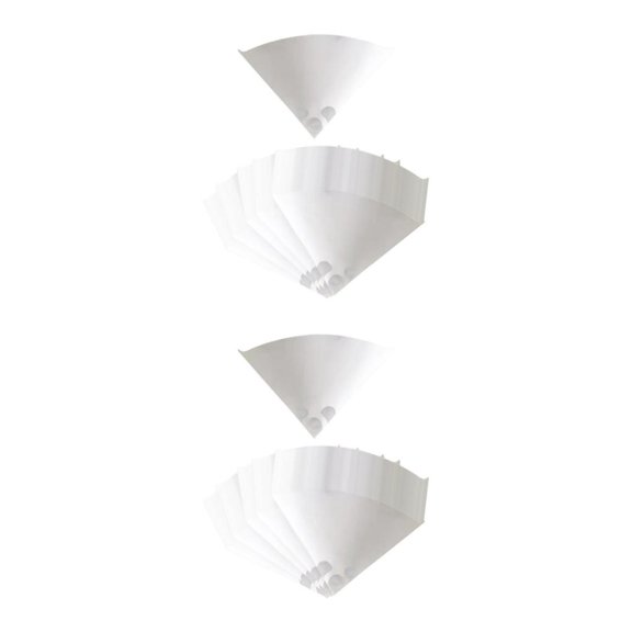 Cateissary 250Pcs/Pack Cone Paper Funnel Dual Purpose Strainers Paper Funnel Paint Tipo 1 2Conjunto