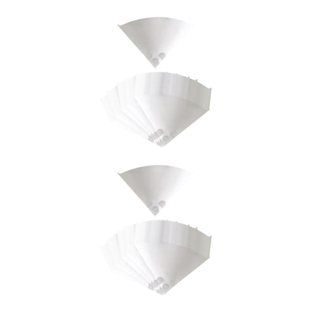 Cateissary 250Pcs/Pack Cone Paper Funnel Dual Purpose Strainers Paper Funnel Paint Tipo 1 2Conjunto